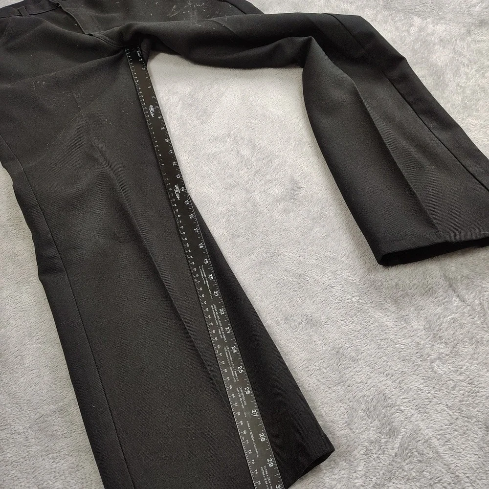 VTG 60's Levi's‎ Pants Dacron Polyester Men's Pleated Black 38x30 Distress
